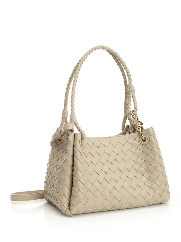 Bottega Veneta Parachute Medium Beige Tote Bags - Image 2