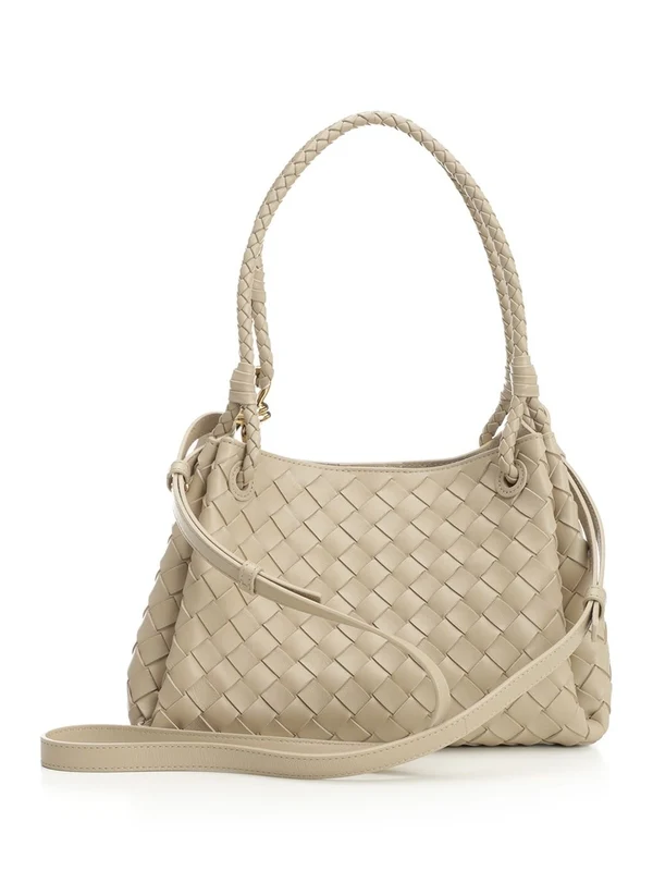 Bottega Veneta Parachute Medium Beige Tote Bags - Image 3