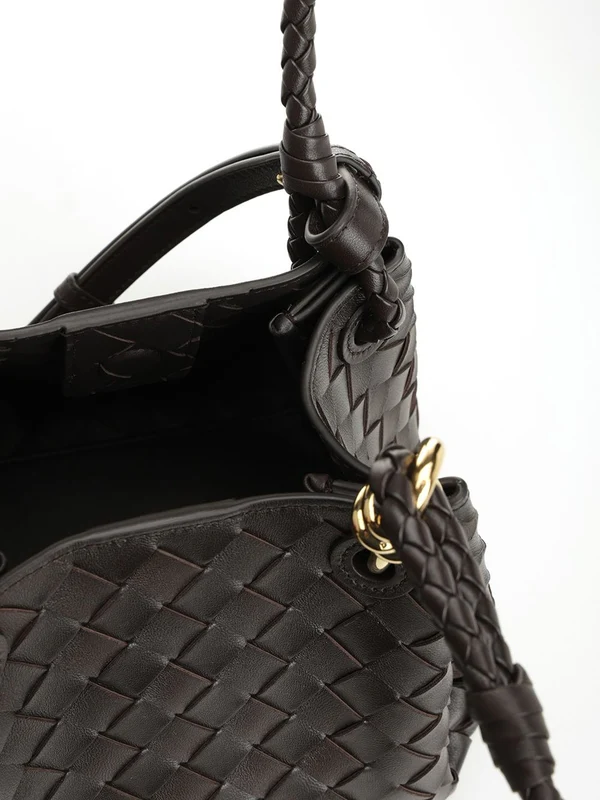 Bottega Veneta Parachute Small Brown Tote Bags - Image 4