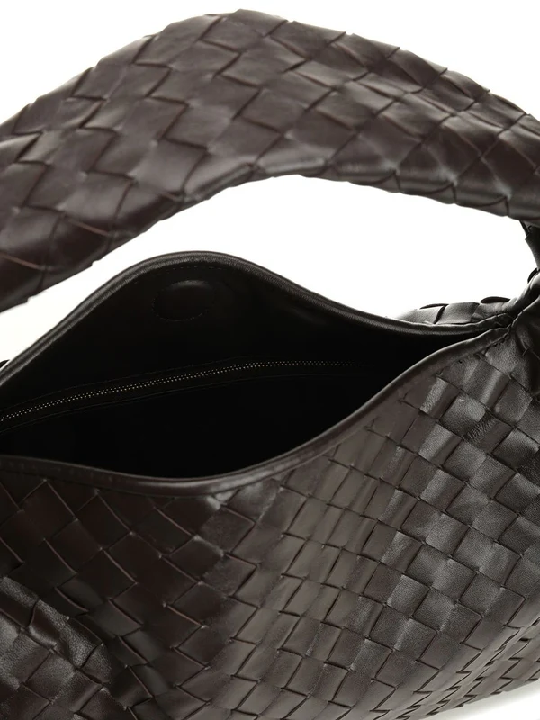 Bottega Veneta Hop Small Brown Tote Bags - Image 4