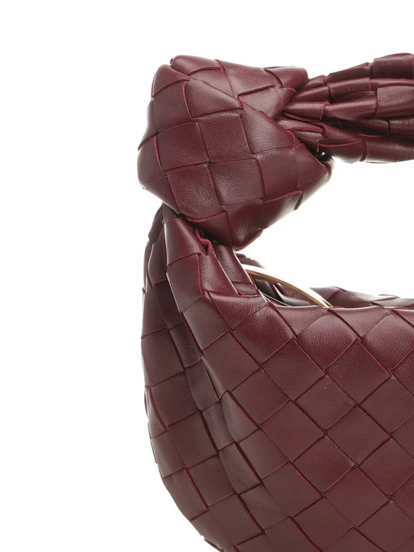 Bottega Veneta Jodi Minnie Burgundy Tote Bags - Image 5