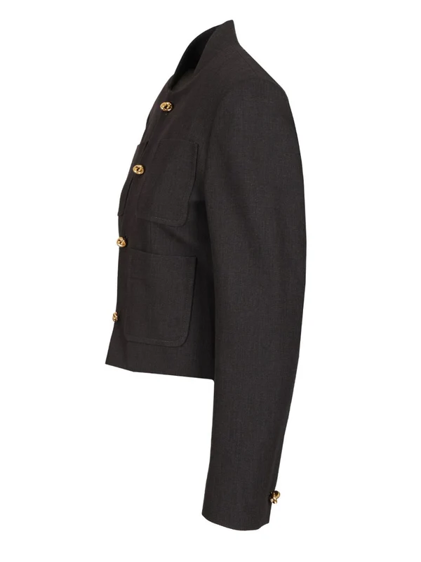 Bottega Veneta Grey Jackets - Image 3