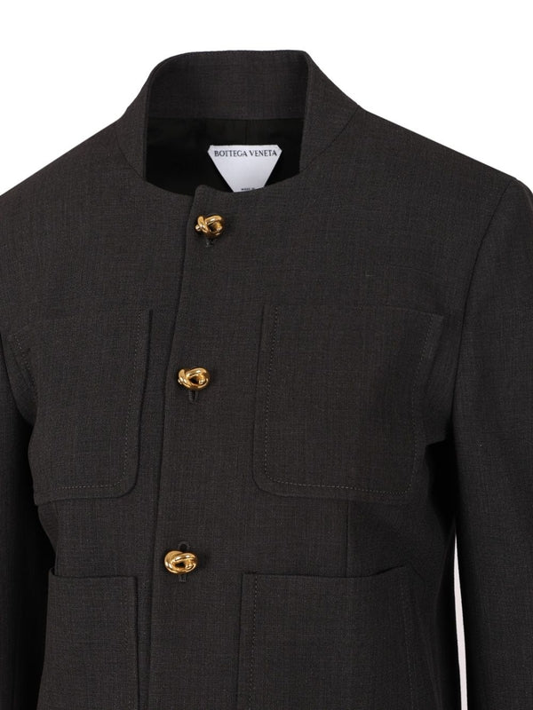 Bottega Veneta Grey Jackets - Image 4