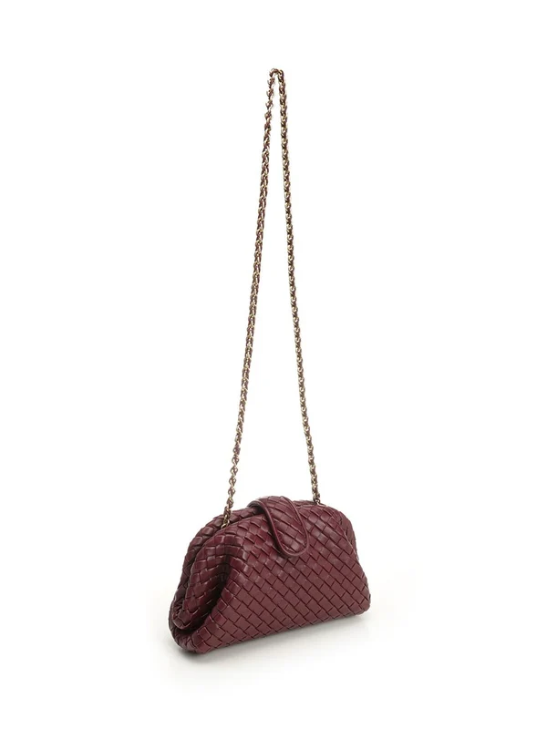 Bottega Veneta Lauren 1980 Small Burgundy Crossbody & Shoulder Bags - Image 2