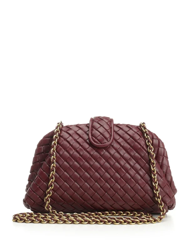 Bottega Veneta Lauren 1980 Small Burgundy Crossbody & Shoulder Bags - Image 3