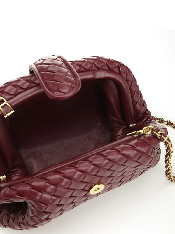 Bottega Veneta Lauren 1980 Small Burgundy Crossbody & Shoulder Bags - Image 4