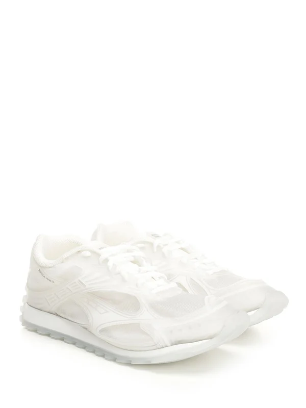 Bottega Veneta White Low Top Sneakers - Image 2