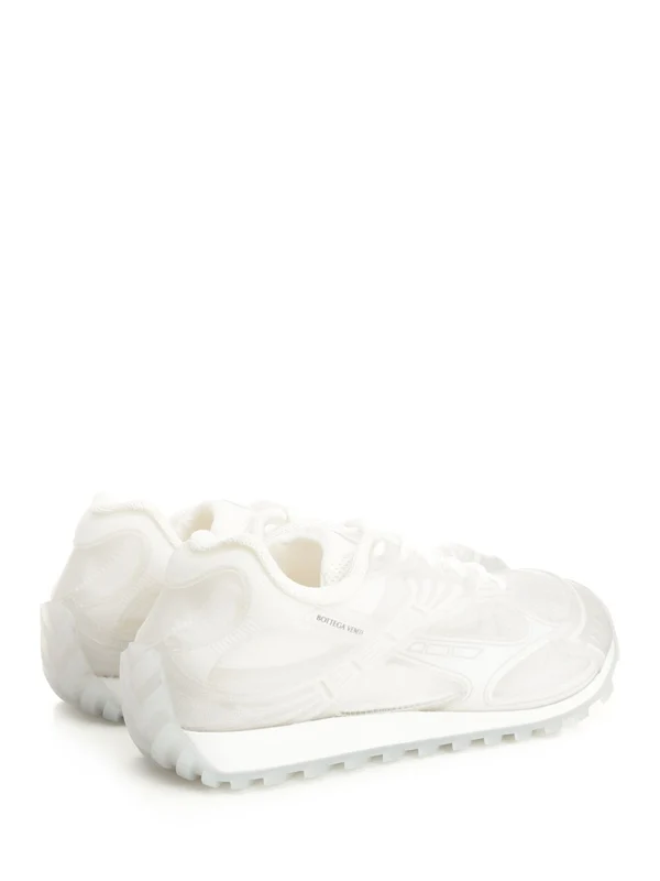 Bottega Veneta White Low Top Sneakers - Image 3