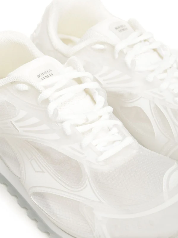 Bottega Veneta White Low Top Sneakers - Image 6