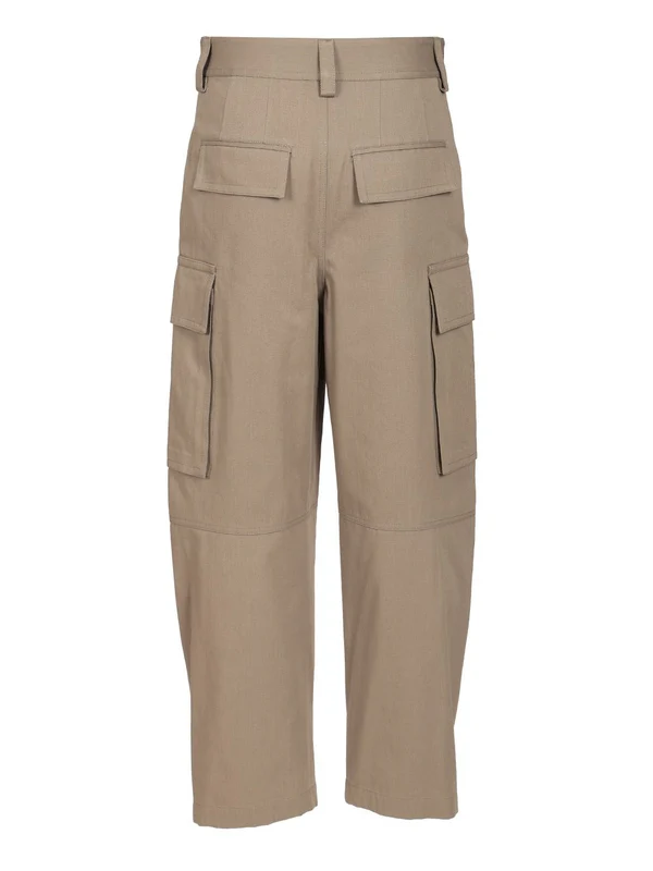 Bottega Veneta Beige Casual Pants - Image 2