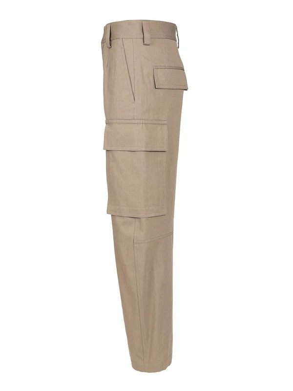 Bottega Veneta Beige Casual Pants - Image 3