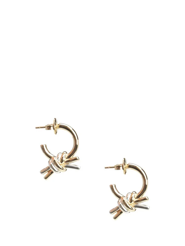 Bottega Veneta Gold Earrings - Image 2