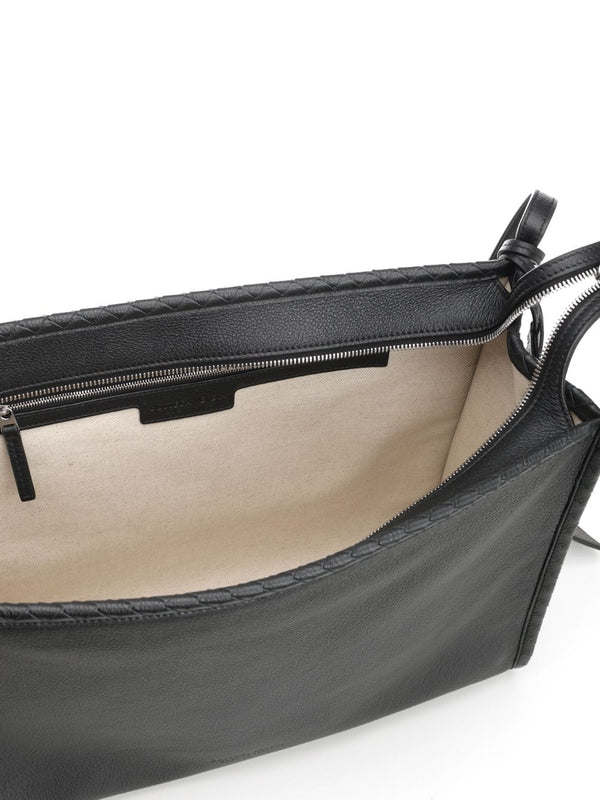 Bottega Veneta Corriere Black Cross Bags - Image 4