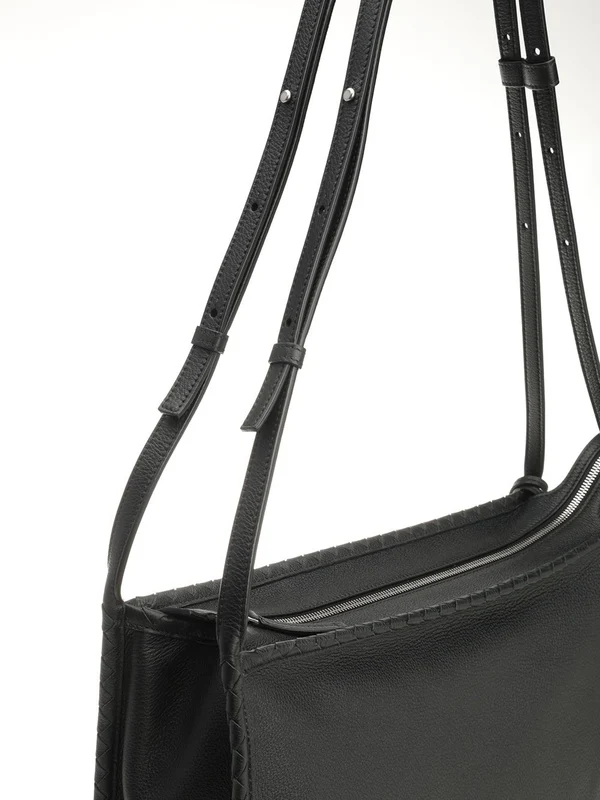 Bottega Veneta Corriere Black Cross Bags - Image 6