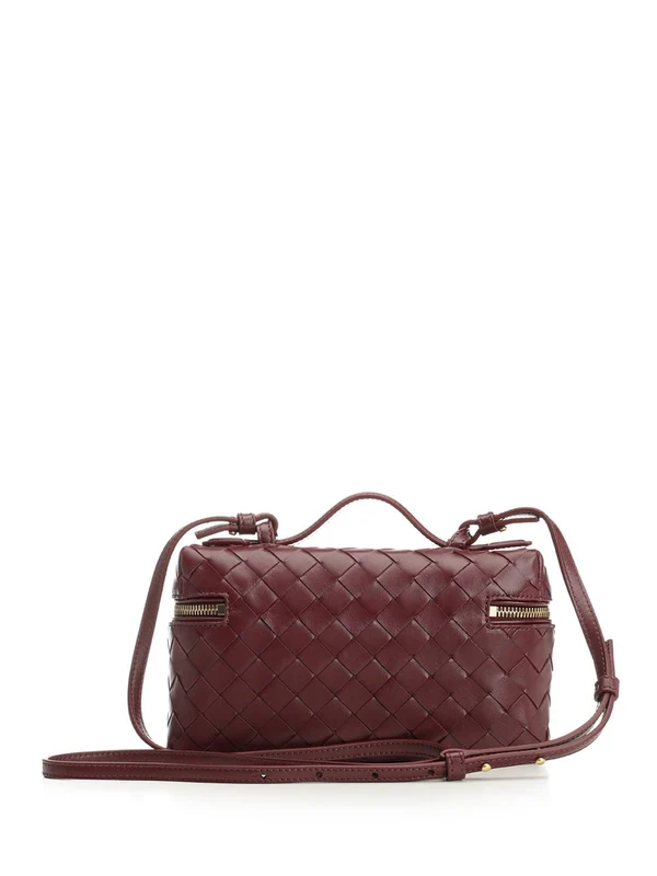 Bottega Veneta Bang Bang Burgundy Tote Bags - Image 3
