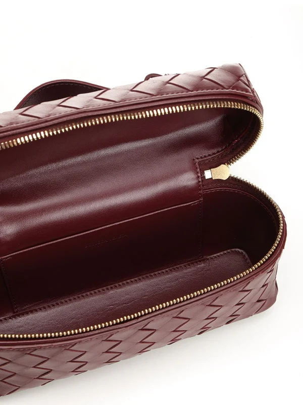Bottega Veneta Bang Bang Burgundy Tote Bags - Image 4