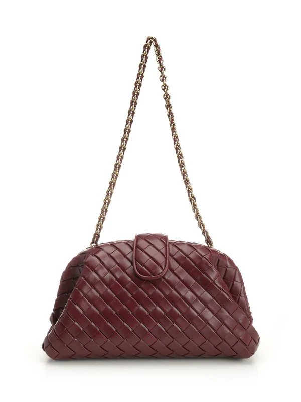Bottega Veneta Lauren 1980 Medium Burgundy Crossbody & Shoulder Bags - Image 3