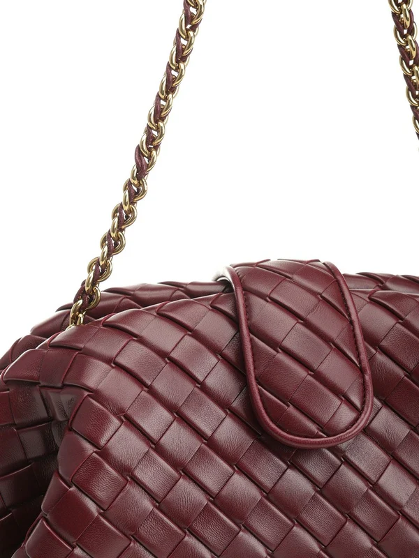 Bottega Veneta Lauren 1980 Medium Burgundy Crossbody & Shoulder Bags - Image 5