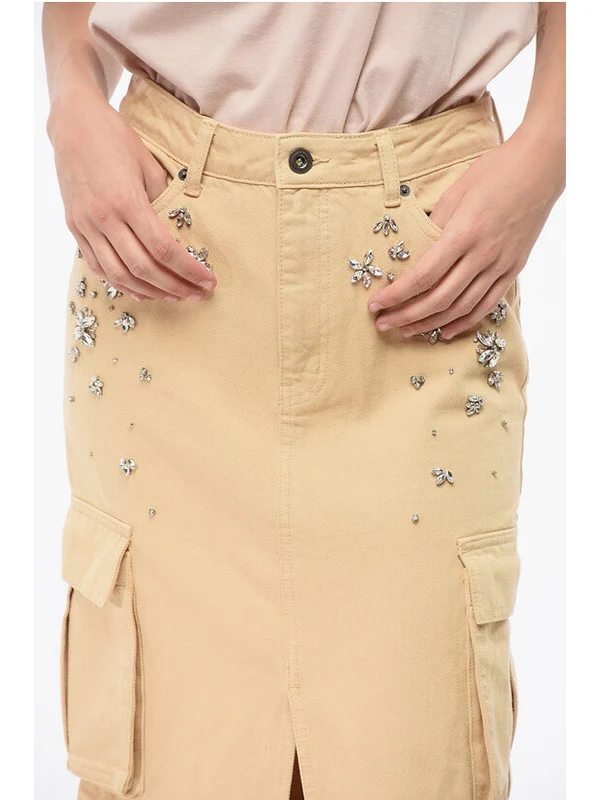 Self-Portrait Beige Skirts - Image 3