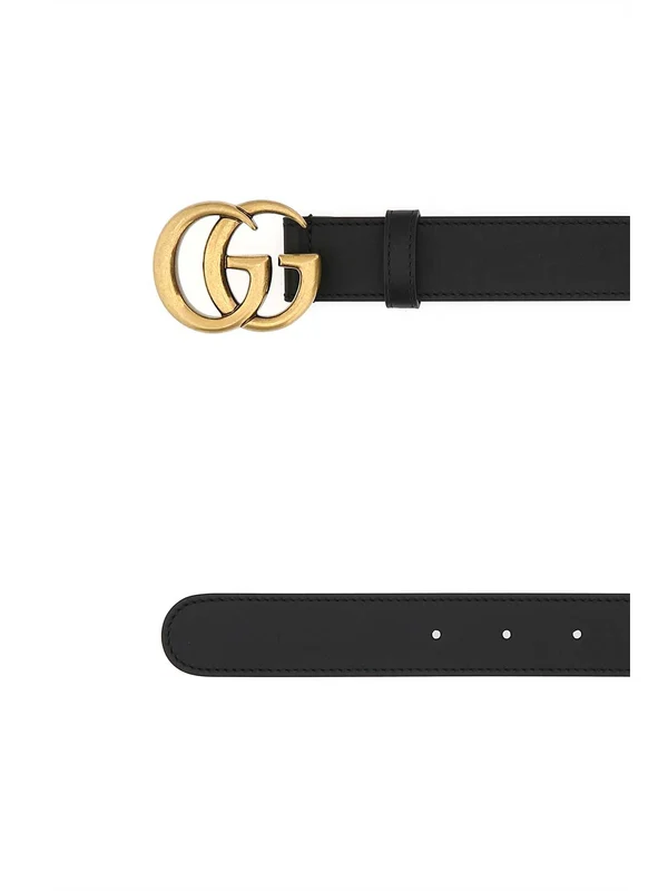 Gucci Black Leather Belts - Image 2