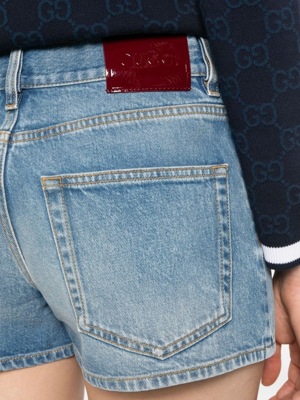 Gucci Blue Shorts - Image 4