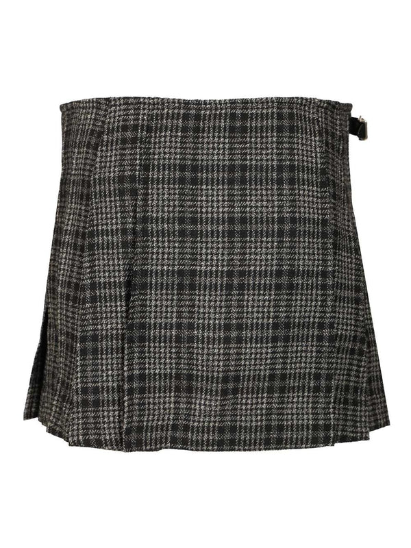 Durazzi Milano Grey Checked Skirts - Image 2