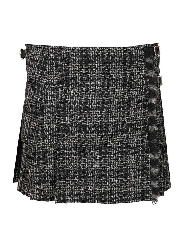 Durazzi Milano Grey Checked Skirts - Image 3