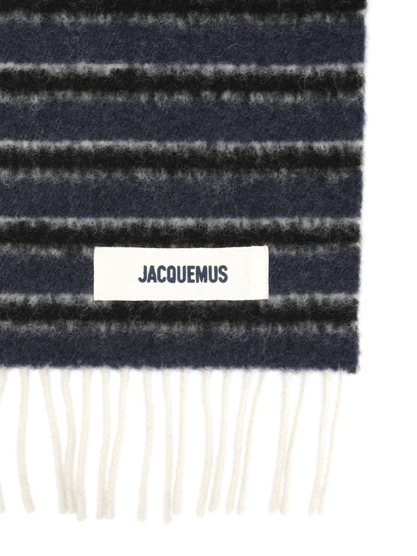 Jacquemus Multicolor Striped Wool Mufflers - Image 2