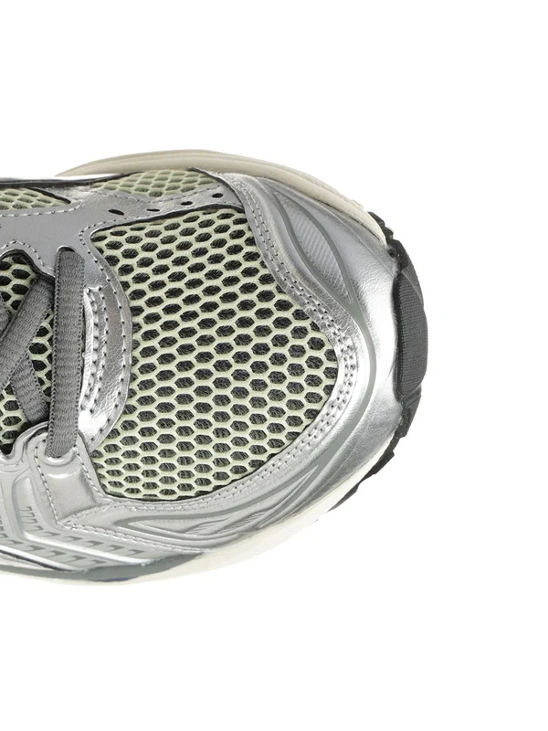 Asics Silver Low Top Sneakers - Image 4