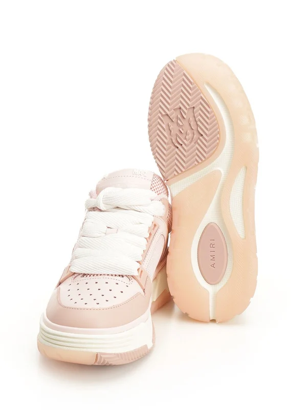 Amiri Pink Low Top Sneakers - Image 5