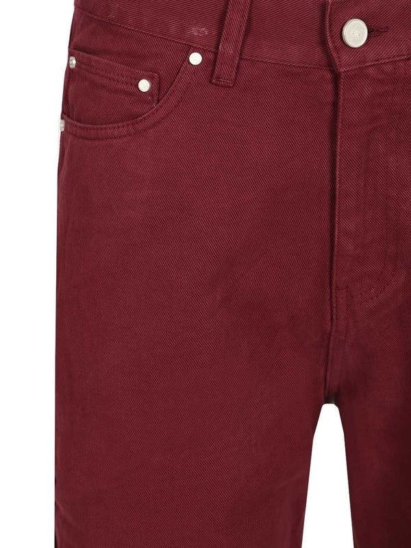 Arte Burgundy Denim Pants - Image 4