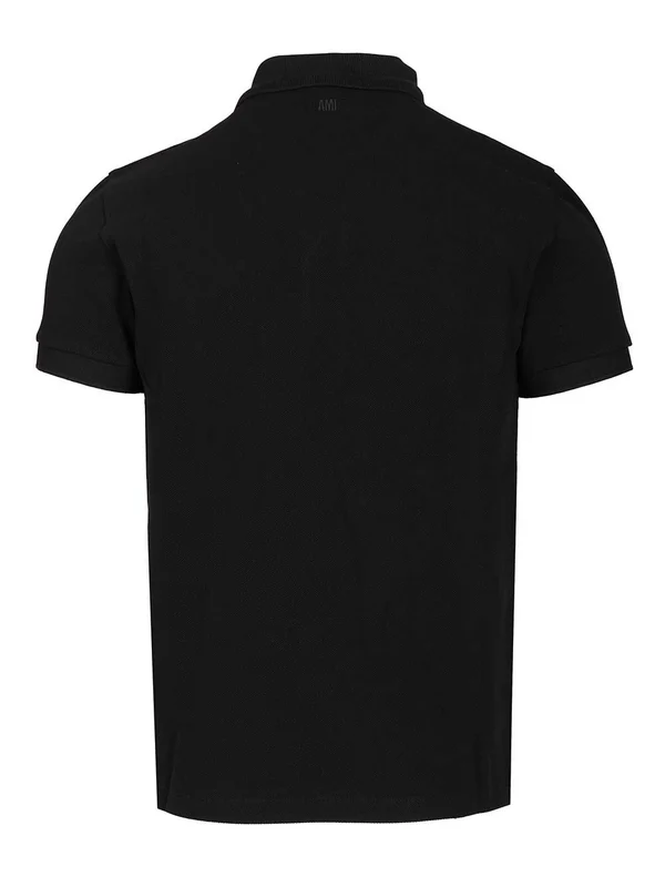 Ami Black Polo Shirts - Image 2