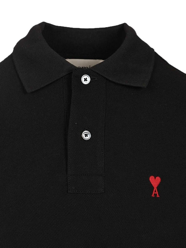 Ami Black Polo Shirts - Image 3