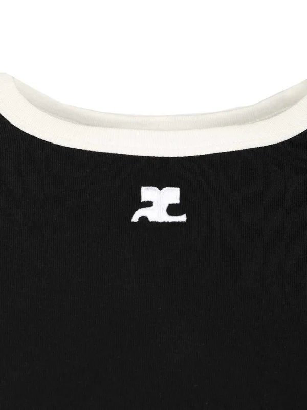 Courrèges Black Half Sleeve - Image 3