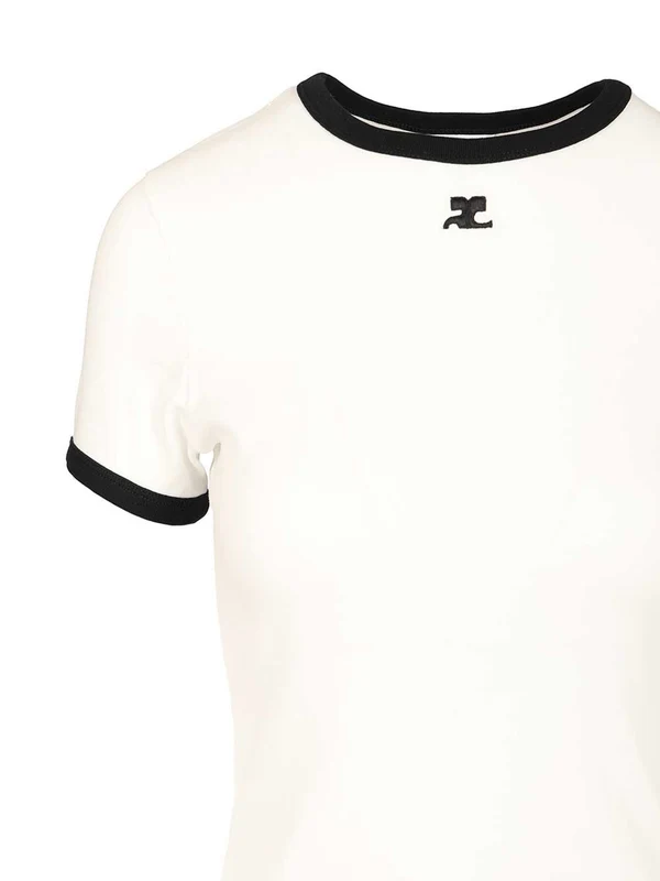 Courrèges White Half Sleeve - Image 3
