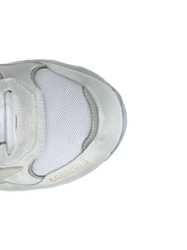 Golden Goose Blue Low Top Sneakers - Image 4
