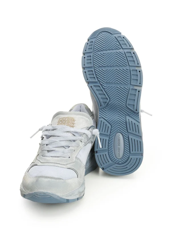 Golden Goose Blue Low Top Sneakers - Image 5
