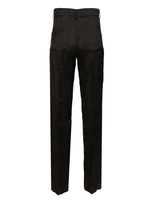 Rick Owens Black Denim Pants - Image 2