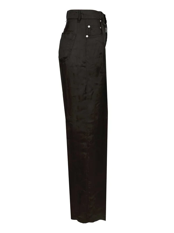 Rick Owens Black Denim Pants - Image 3