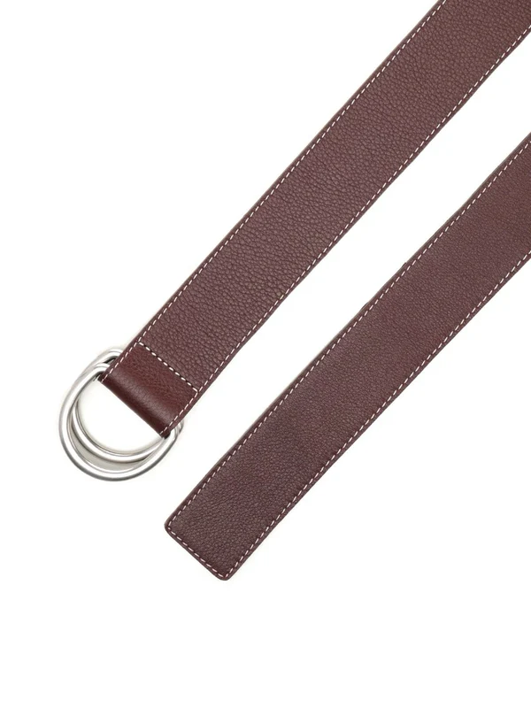 Ami Burgundy Leather Belts - Image 2