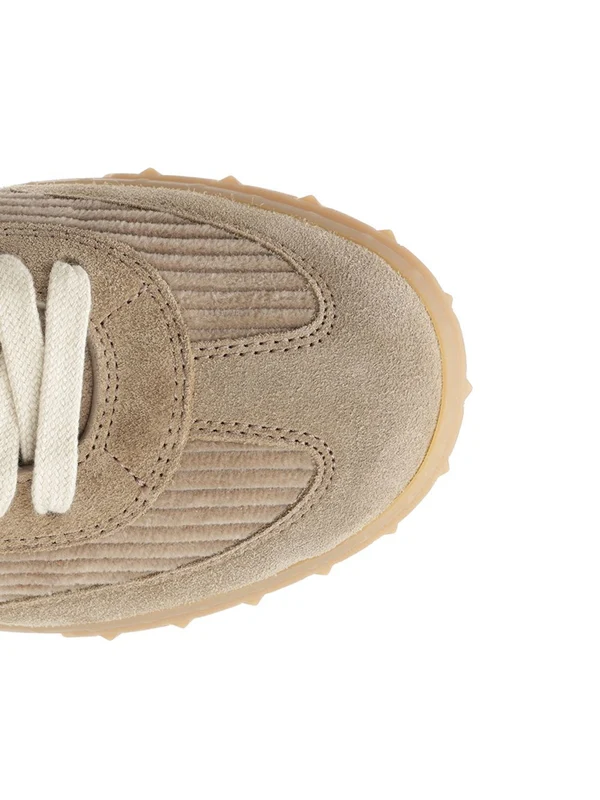 Valentino Beige Low Top Sneakers - Image 4