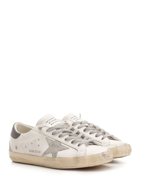 Golden Goose White Low Top Sneakers - Image 2