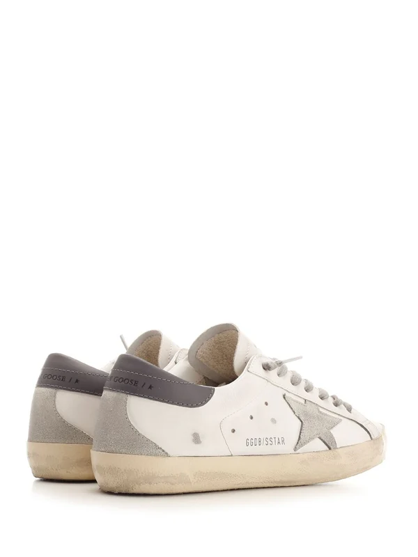 Golden Goose White Low Top Sneakers - Image 3