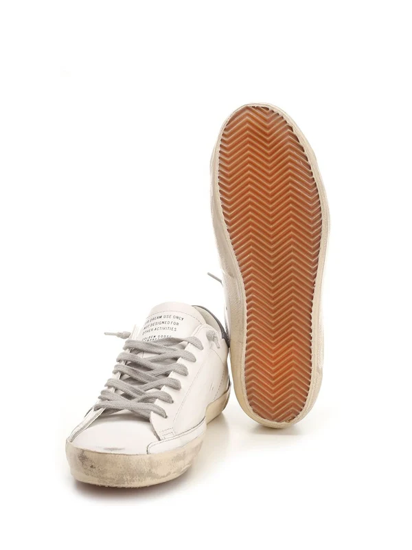 Golden Goose White Low Top Sneakers - Image 5