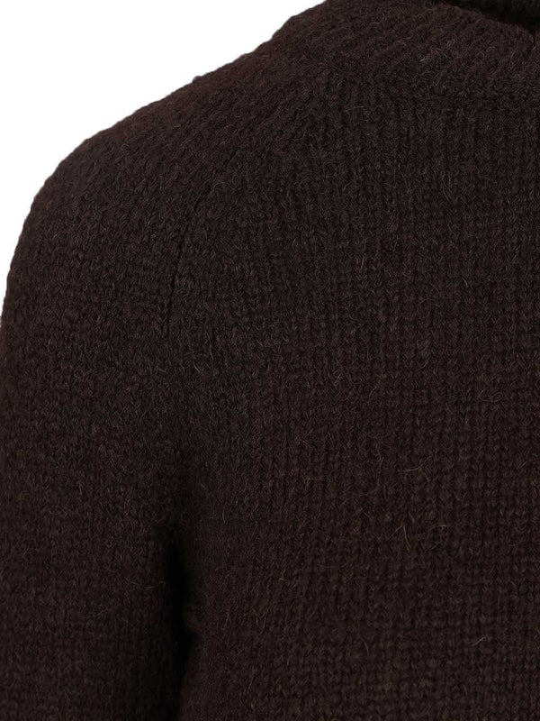 Dries Van Noten Brown Knitted - Image 4