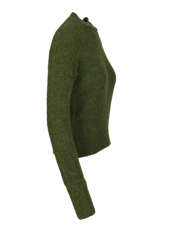 Dries Van Noten Green Knitted - Image 3