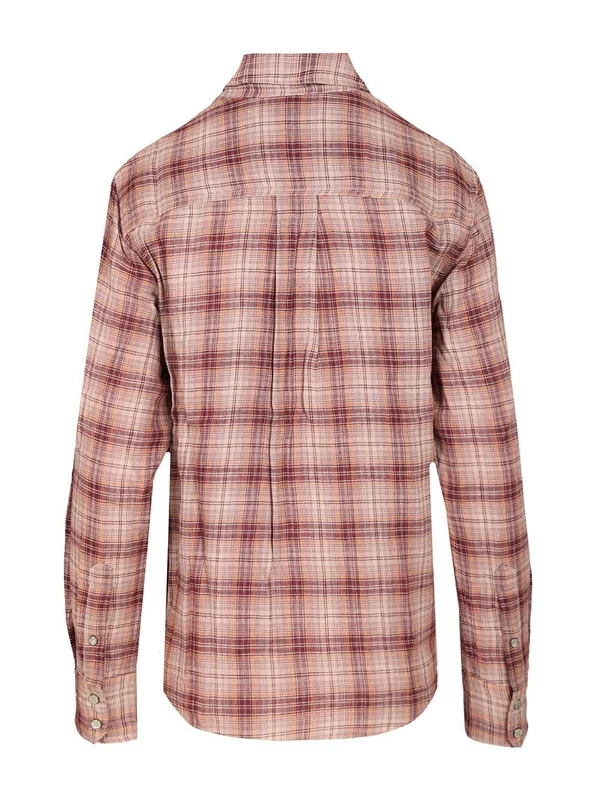 Isabel Marant Etoile Burgundy Checked Shirts & Blouses - Image 2