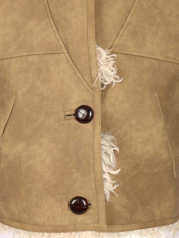 Isabel Marant Etoile Brown Fur & Shearling - Image 4