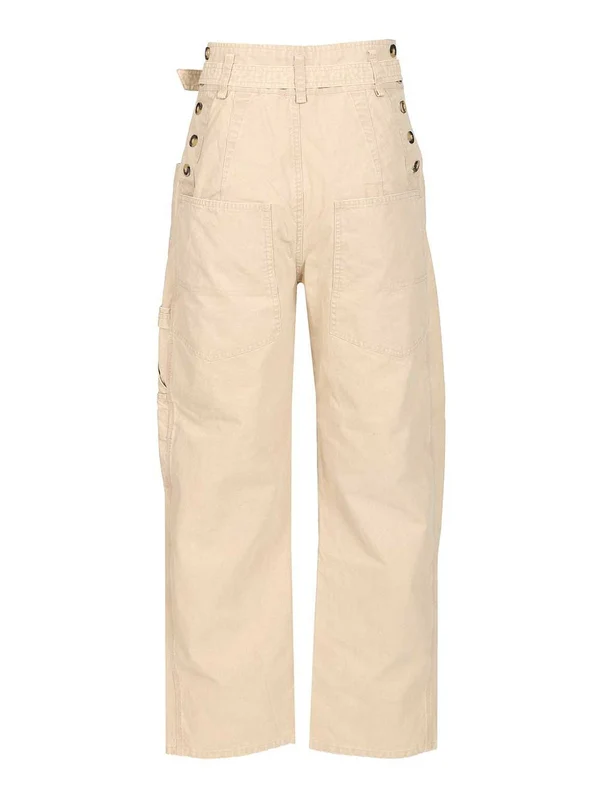 Isabel Marant Etoile Beige Casual Pants - Image 2