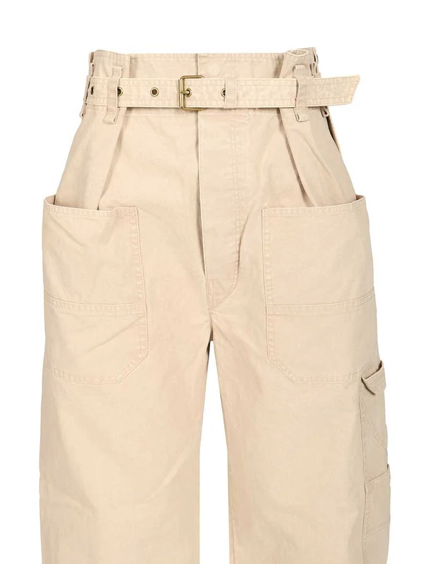 Isabel Marant Etoile Beige Casual Pants - Image 4